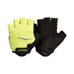 Yellow and black Comfortable Half Finger Gym Gloves