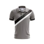 black and white mens polo shirt