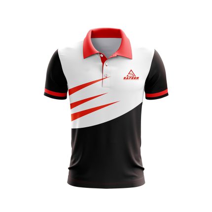 black and white mens polo shirt USA
