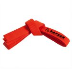 Red Martial Arts Belt with Black Stripe