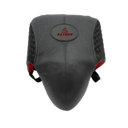 Black Leather boxing groin guard USA - Safeer Ahsan Int
