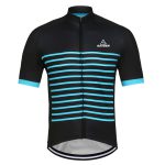 Black mens cycling jersey