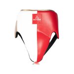 Red White boxing groin guard