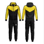 Mens Black & Yellow Track Suit USA