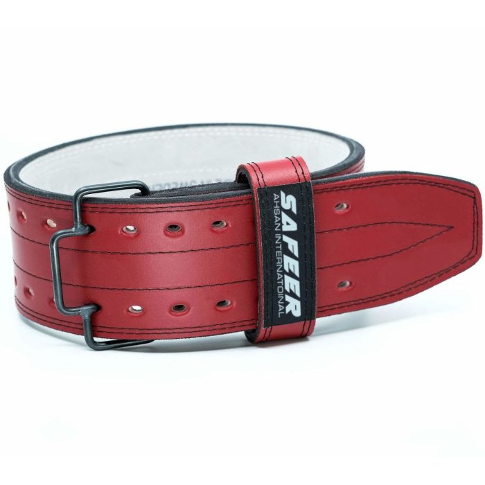 Red belt double prong Buy from Safeer Ahsan International USA