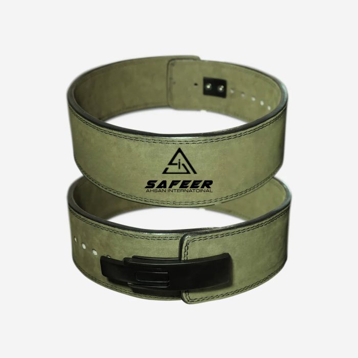 Olive green best lever belt for the gym workouts At USA