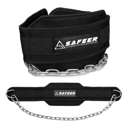black Dip Weight Belt USA with chain
