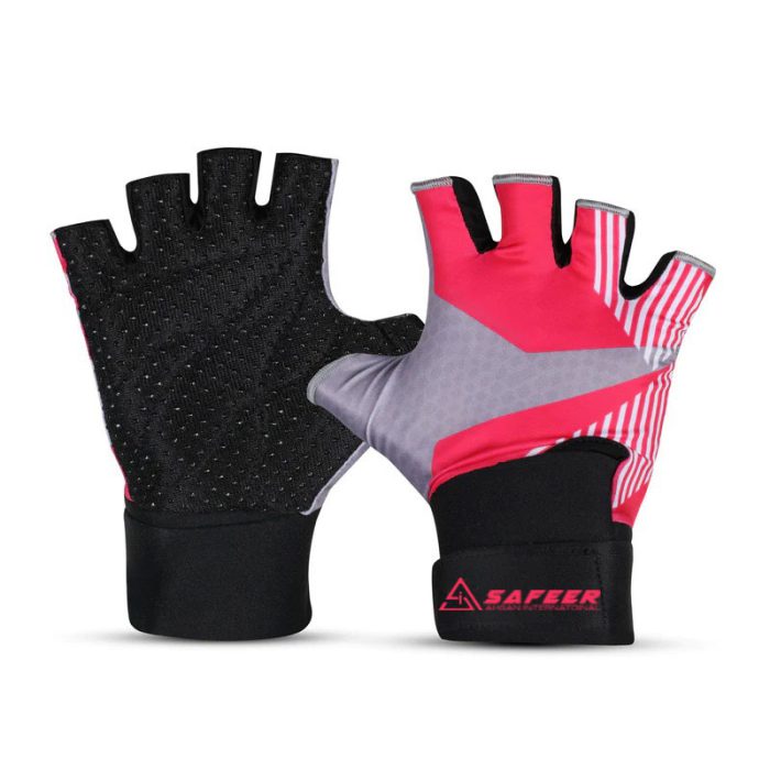 Fingerless Gym Gloves USA For Gym Workouts and Cycling