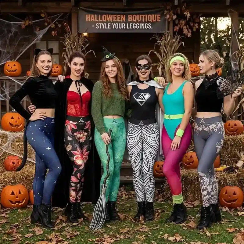 Halloween outfit ideas with leggings for women